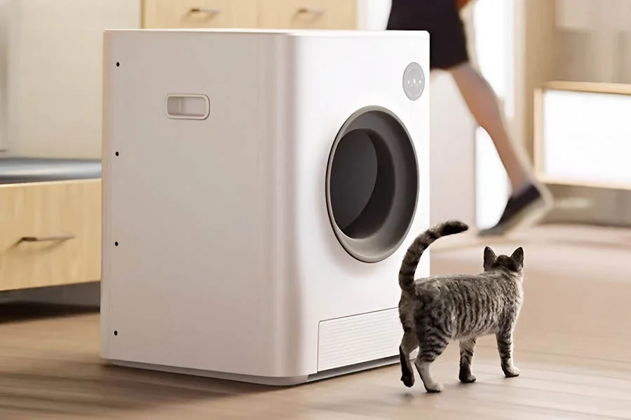 automatic kitten litter box